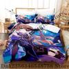 Anime Fischl 3Pcs Bedding Set 3D Print Duvet Cover Pillowcase Soft Bed Linen Single Twin Queen King Size Home Textile