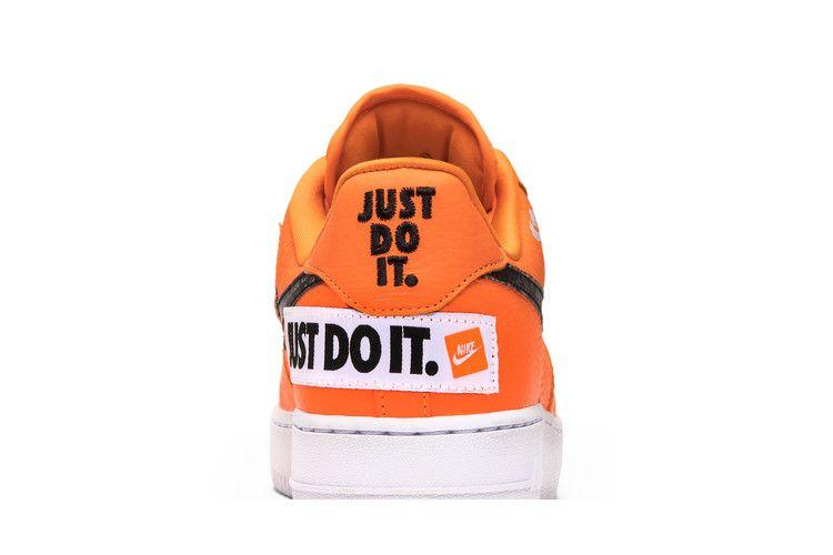 Herren Sneaker Nike Air Force 1 Low Just Do It Pack Total Orange Total Orange/Total Orange-Schwarz-Weiß