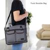 Thickened Oxford Cloth Tools Shoulder Bag Holder Organizer for Electrician Repairman (Gray)