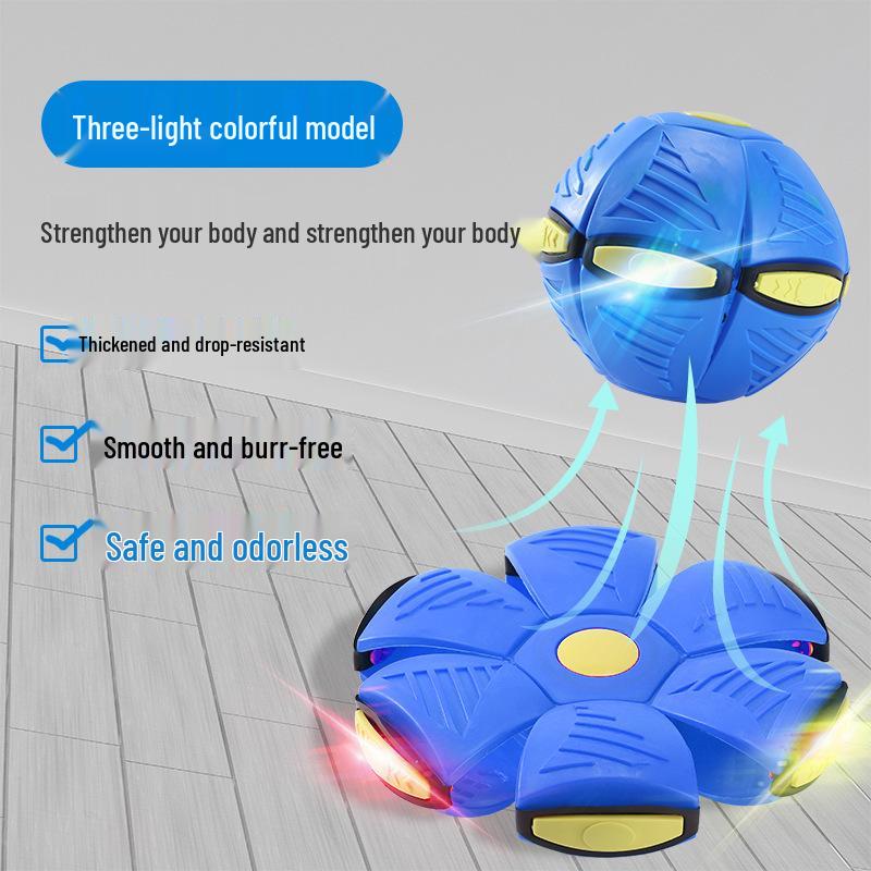 Magical Elastic Flying Saucer Ball - Children's Bouncing Stomp Toy for Outdoor Play