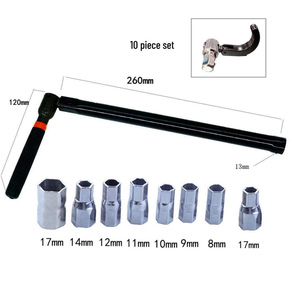 Basin Sink Bathroom Faucet Pipe Repair Socket Wrench Set 8-13mm