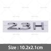 3D ABS 2.0H 3.0H Letter Stickers 2.0T 3.0T 2.3T 2.7T MKZ MKC MKX Embelm Badge Car Logo Rear Trunk Decal Auto Body Sticker