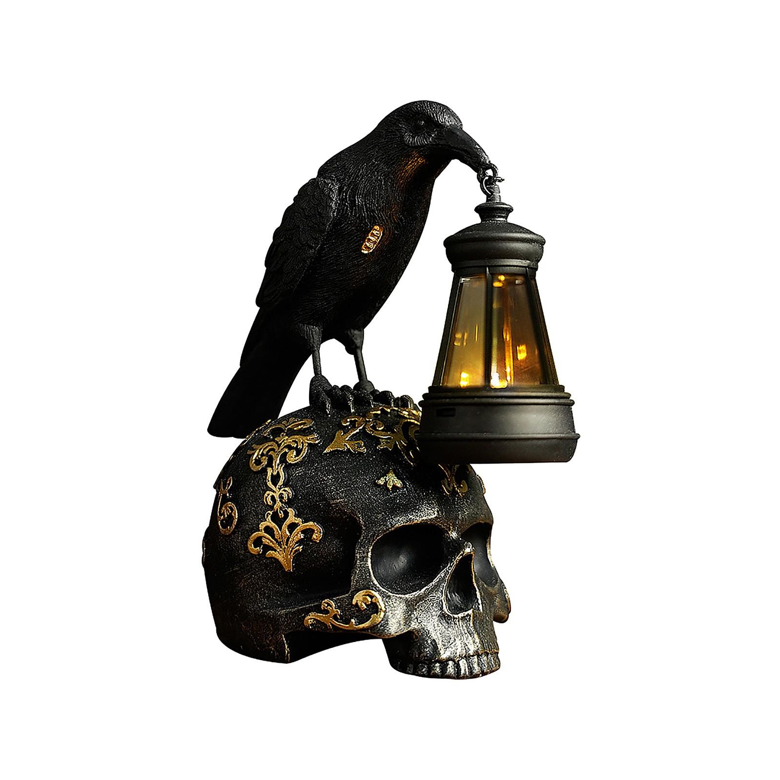 

Винтажный Хэллоуин Смола и Фигурка – Жуткое Настольное Украшение для Атмосферы Призрачного Праздника One Size чёрный