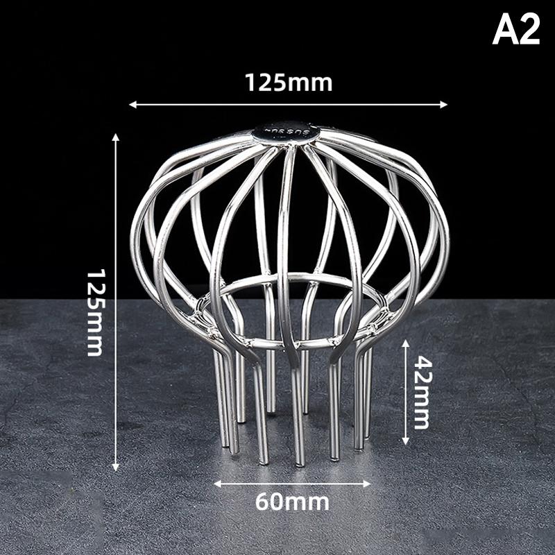 Strainer Garden Landscaping Floor Drain Gutter Guard 304 Stainless Steel Mesh Cover Stops Leaves Seeds Debris Gutter