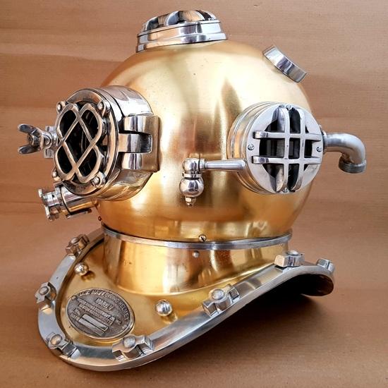 45.72 Cm Brass Scuba Diving Helmet US Navy Mark V Diving Divers Helmet Home, Office Decor Gift