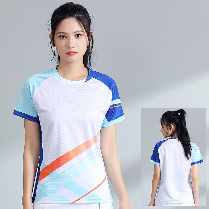 Quick Dry Badminton Set Men Women Breathable Sportswear Tennis Pickleball Volleyball Training Competition Team Uniform