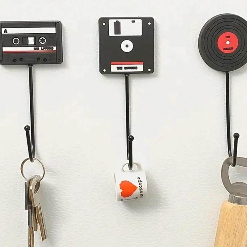 1/3 ks Retro dveřní háček pro sluchátka, pracovnu, esportovou hernu. Herní místnost, silná nosnost pro zavěšení batohu/sluchátek