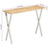 Console Table with Live Edge 105 x 33 x 76 cm Solid Mango Wood