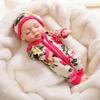 30cm Silicone Reborn Baby Doll - Soft Sleep Companion & Child Role-Playing Toy