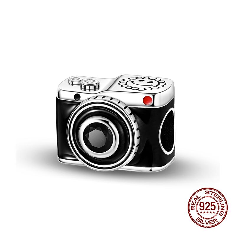 100% 925 Sterling Silver Guitar Musician Painter Doctor Career Charm Bead Fit 925 Original Bracelet DIY Souvenir Jewelry