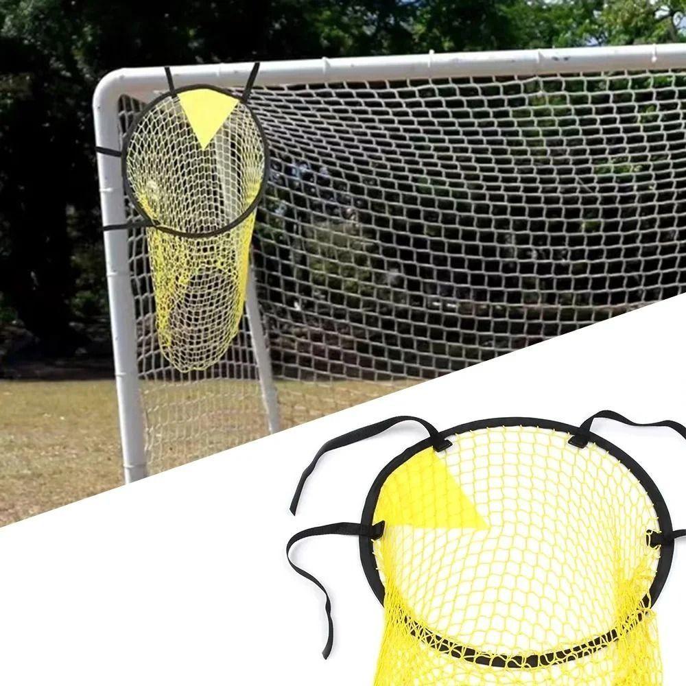 Foldable Soccer Ball Net Quality Mesh Football Shooting Goal Net Football Throwing Target Outdoor