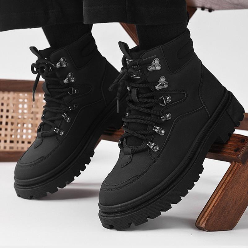 Fashion Men's Fashion Outdoor Casual Shoes Casual Shoes for Men Anti Slip Comfort Work Footwear Retro Locomotive Tooling Shoes for Men's