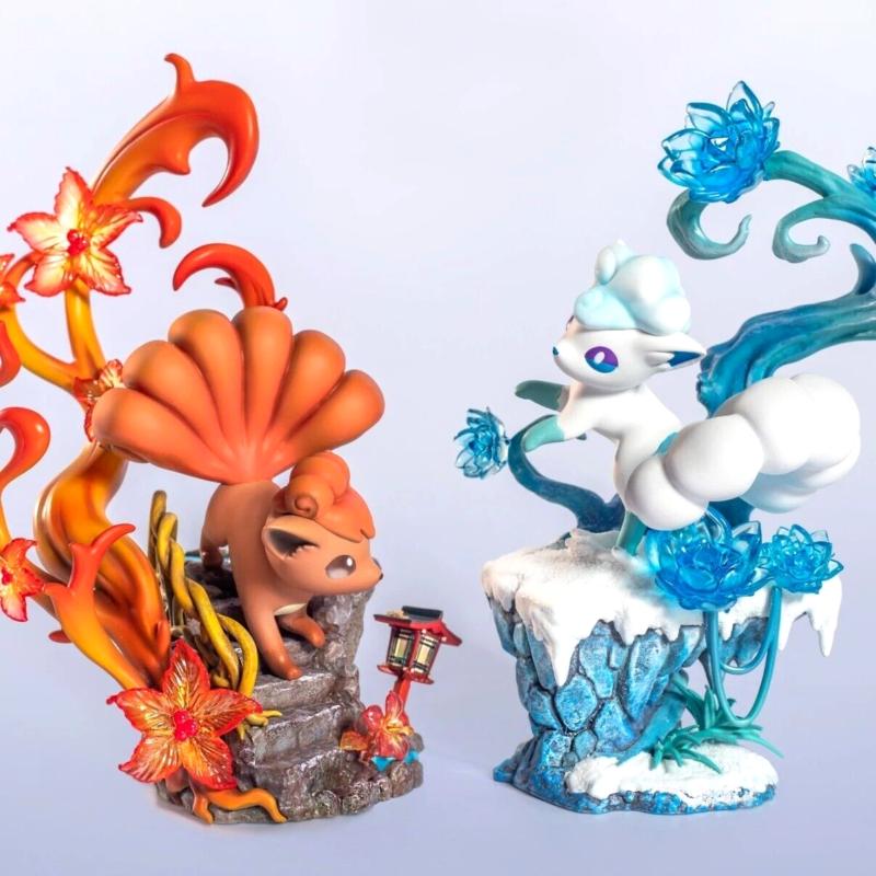 

Покемон Аниме Alolan Vulpix Фигурка из ПВХ Фигурка Статуя Коллекционная модель