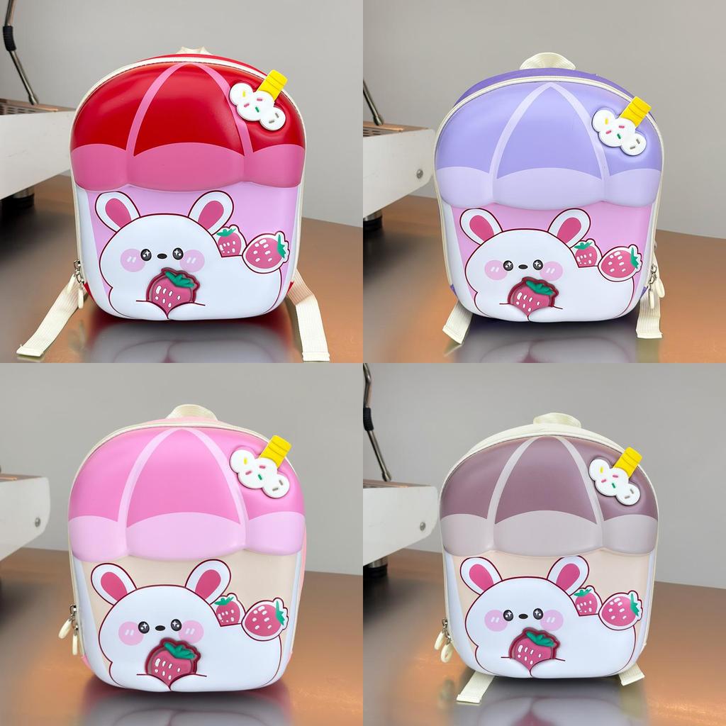 Bunny Shape Kids Backpack Eva Durable Padded For School And Daycare Use