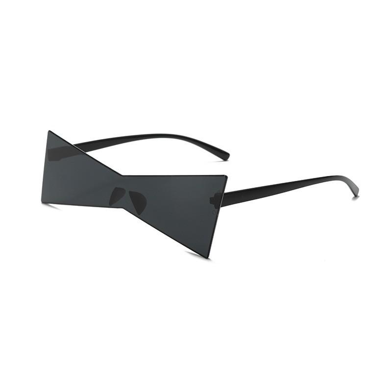 

Black Long Frame Square Strip Coding Pixel Sunglasses Mosaic Glasses Animation Two-Dimensional Straight Board Sun черный серый