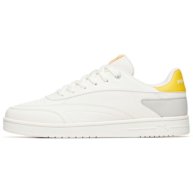 Anta Коллекция Life Нескользящие Амортизирующие Легкие Низкие Кроссовки для Скейтборда Мужские Бело-Серые Кроссовки 912038031R-4 43