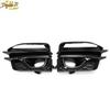 Black For Infiniti Q50 Sport 2014-17 Bezel Front Bumper Fog Light Cover Trim New