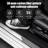 3D Carbon Fiber Car Sticker DIY Paste Protector Strip Car Door Sill Side Mirror Anti Scratch Tape Waterproof Protect Film