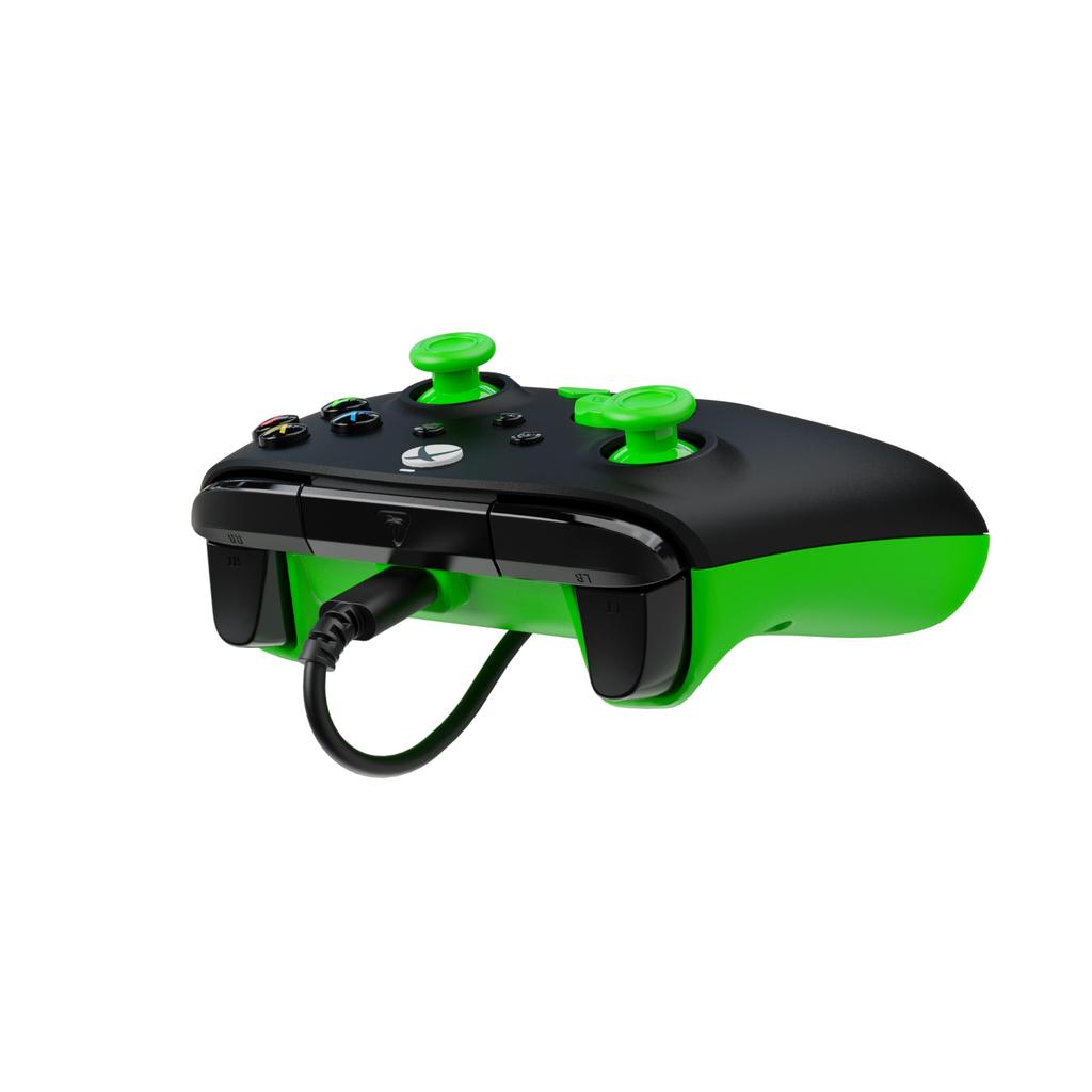 TURTLE BEACH Rematch Core Black Green Wired USB Officially Licensed by Compatible with PC and Xbox Series Chat Mic Ergonomic Design Warranty &