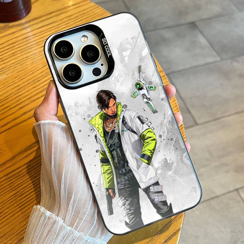 Game A-Apex L-Legends Ptinted  Phone Case For iPhone 16 17 15 14 12 13 Pro Max Black Color Shockproof Cover