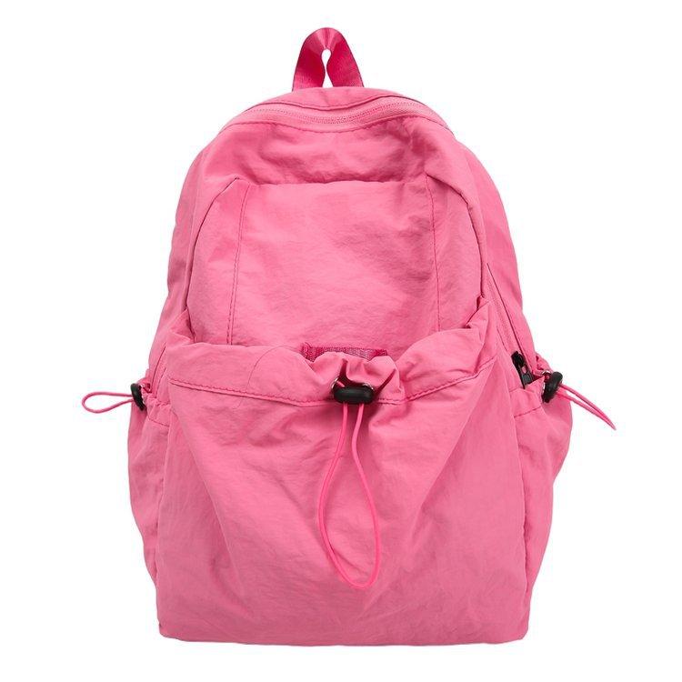 Schoolbag Korean version of the new ins large-capacity light leisure commuting versatile Harajuku style junior high school student schoolbag backpack