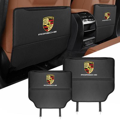 Covoraș Anti-Lovire cu Piciorul pentru Scaun Auto, Protector Spătar Scaun, Accesorii Pentru Porsche Panamera Taycan 911 718 Macan Cayenne Boxster Cayman 918