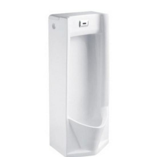 Men's Wall-Mounted Ceramic Urinal with Automatic Sensor for Schools and Public Places