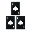 2/3Pcs Poker Card Bottle Opener Heavy Duty Stainless Steel Spade A Manual Beer Bottle Can Opening Tool Kitchen Gadget Seniors Arthritis Chef Gift