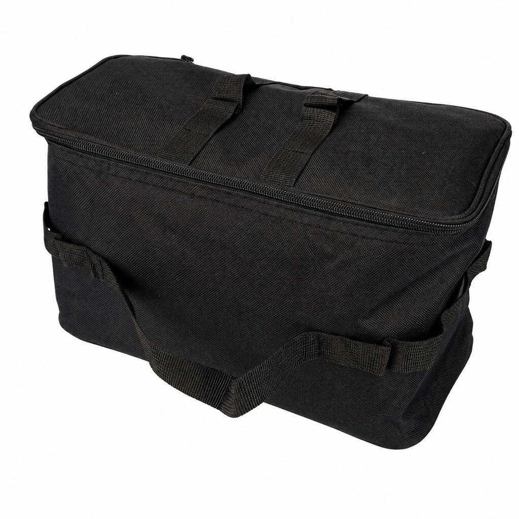 Portable Utility Bag with Interior Dividers Spacious Soft-Sided Storage