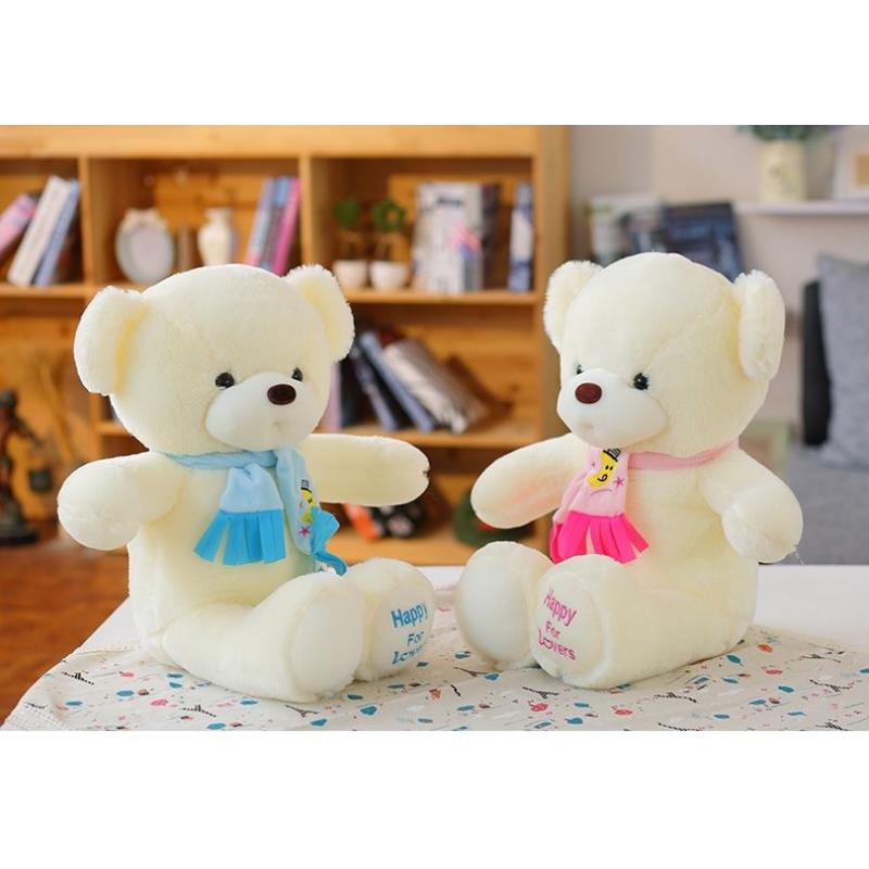 Scarf Bear Teddy Bear Doll Wedding Hug Panda Plush Doll Couple Gives Girlfriend A Gift