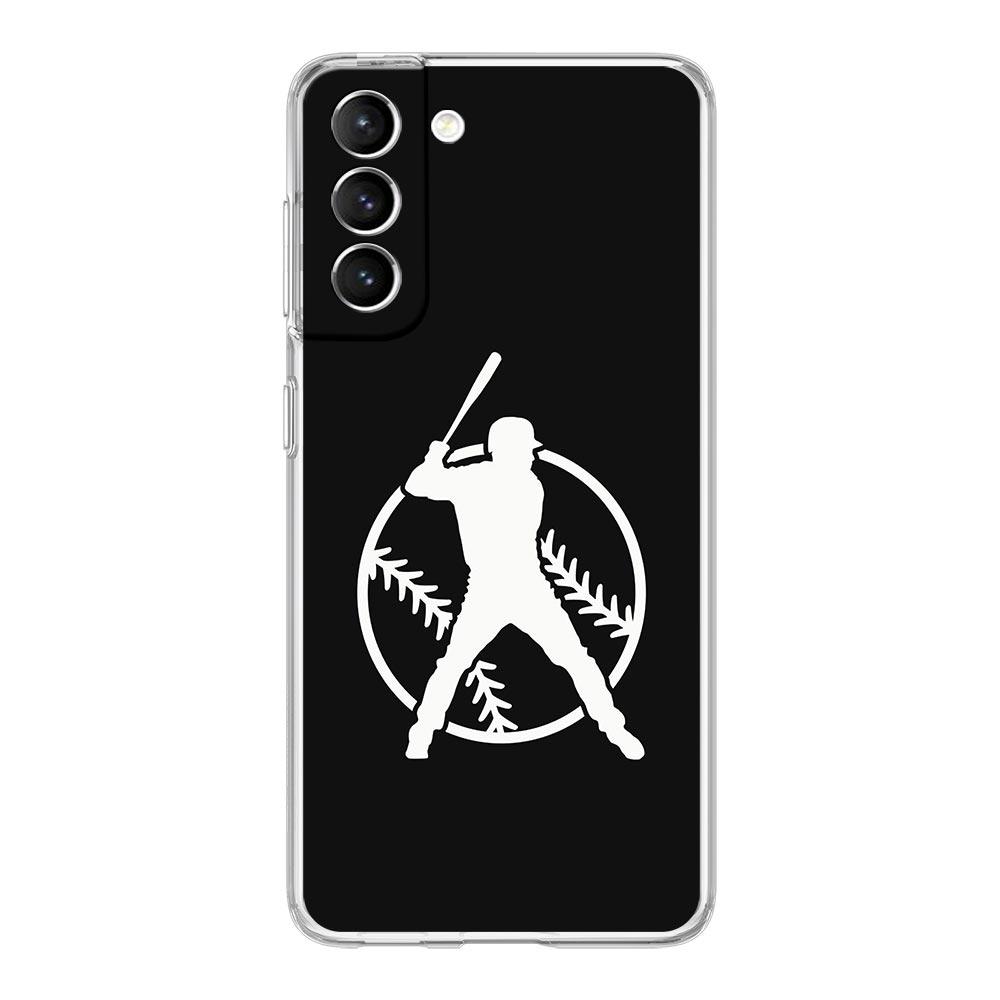 Baseball Clear Silicone Phone Case For Samsung Galaxy S23 S22 5G S20 Ultra S21 FE 5G S10E S9 S8 S10 Plus Soft Shockproof Cover