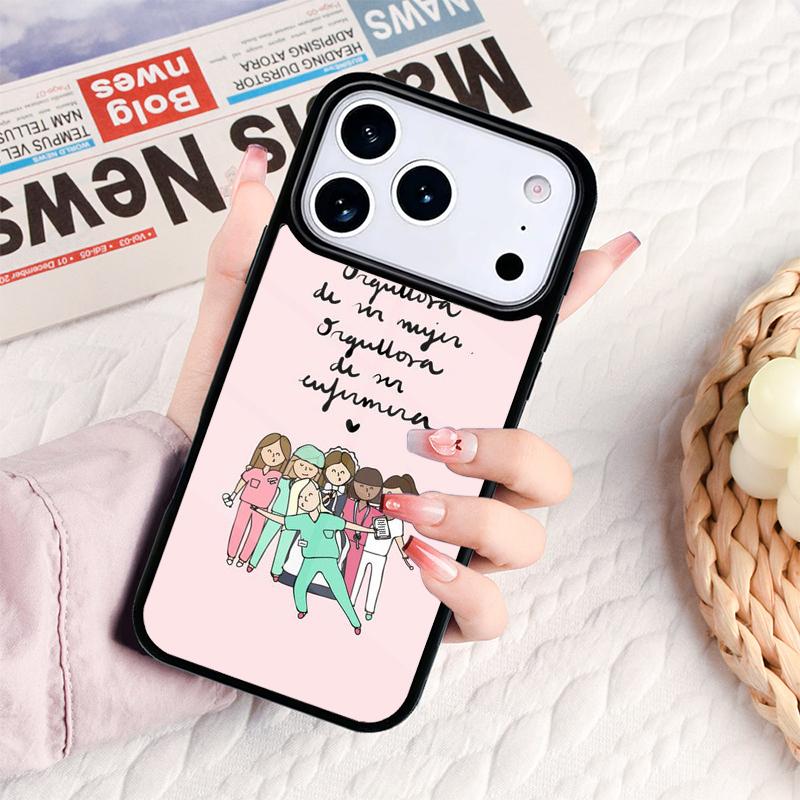 Medical Medicine Healthcare Nurse Phone Case For IPhone 17 16e 15 14 13 12 11 Pro Max Air Mini Soft Protective Cover
