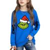 Boys Girls Child Fashion Daily Versatile Casual Crewneck Sweatshirts Daily Long Sleeve Patchwork Top Sweatshirts
