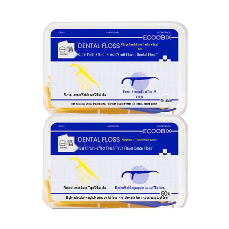 

Bai Xi Ultra-Fine Fresh Fruit Dental Floss Sticks