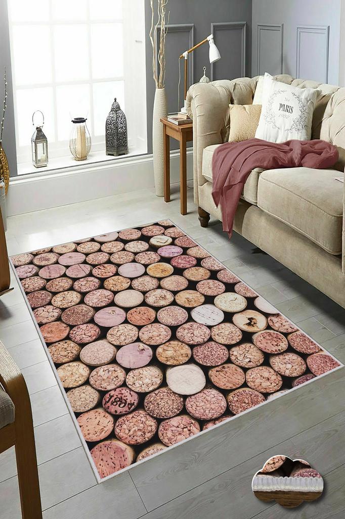 Covor de uz casnic modern, imprimat 3D, decorativ, design special, lavabil, antiderapant, rezistent la pete, moale, pentru dormitor, sufragerie