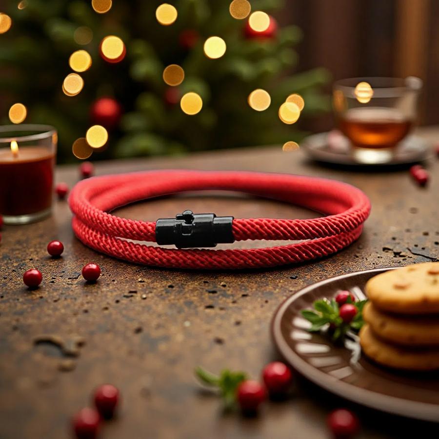 

Noter 2026 New Year Rope Bracelet Unisex A Grade 4mm String Charm Braslet Handmade Braided Friendship Braclet Boyfriend Gift L 20.5cm 8Inch красный
