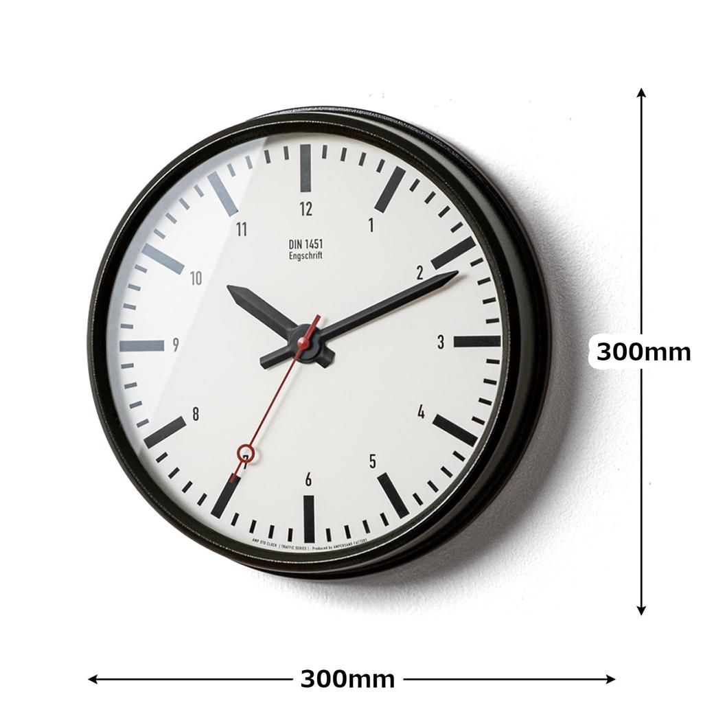 El Commune Wall Clock TRAFFIC SERIES DIN AMP-C062