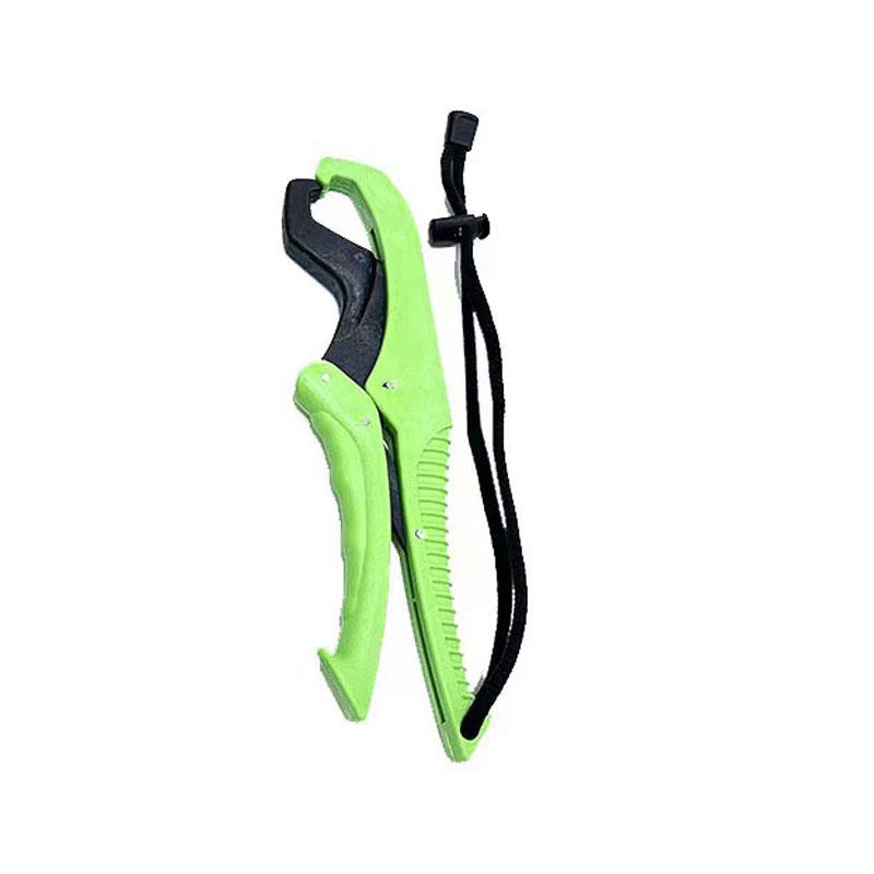 

Grip Plastic Fish Fishing Holder Floating Lip Grabber Lanyard Plier Tool Fishing M（16cm） зелений