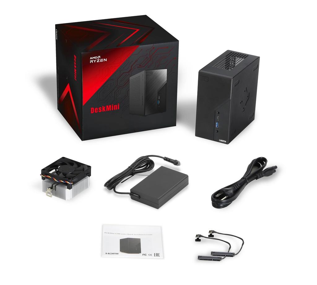 ASRock Mini PC Barebone Kit DeskMini PC9166 X300/2.5G/B/BB/BOX/JP