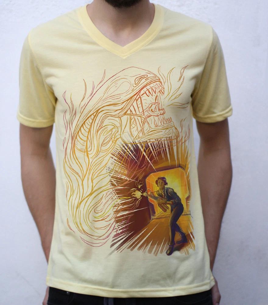 Alien T Shirt Artwork 3XL