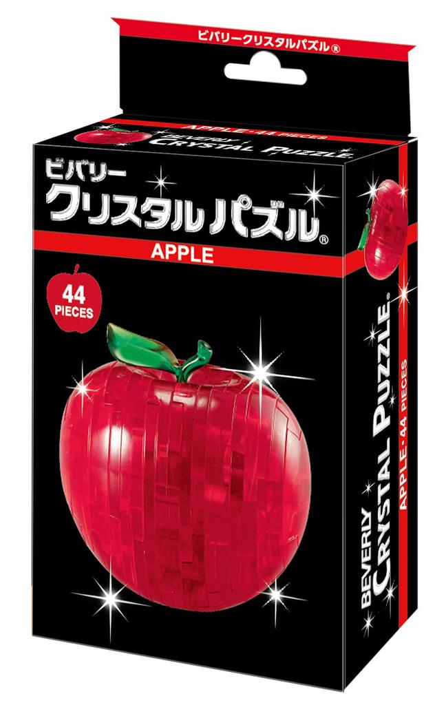 Beverly Apple Crystal Puzzle, 44 Pieces, 9.5 x 17.5 x 4.8 cm, Red, Plastic, 50071