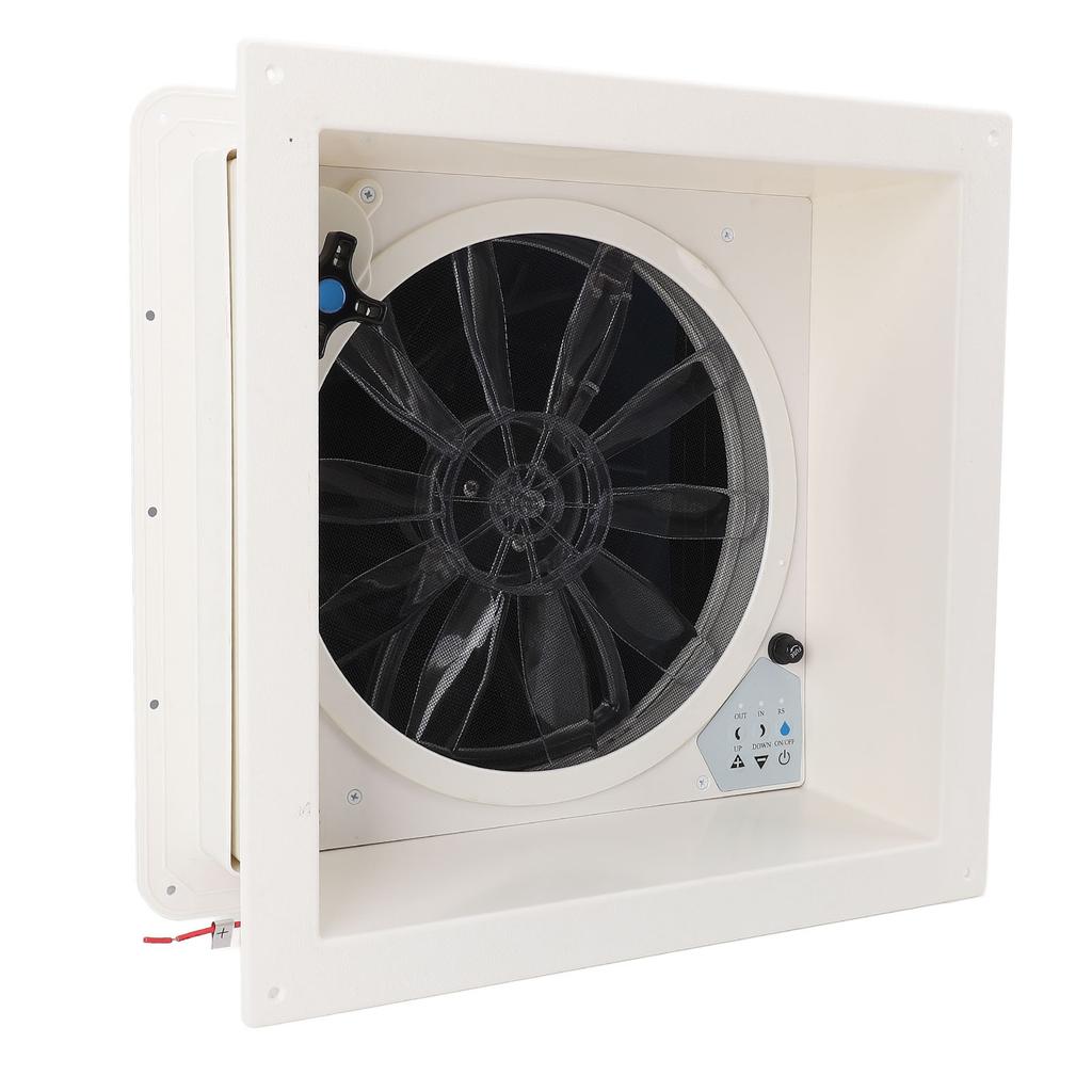 RV Roof Vent Fan 12V Automatic Remote Control Dual Mode Air Ventilation Ceiling Fan for Boat Yacht Motorhomes Buses