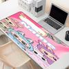 Custom Name Personalized Labubu Pattern Mousepad, Laptop PC Desk Mat, Decorative Desk Mat for Home Keyboard Pad Gift