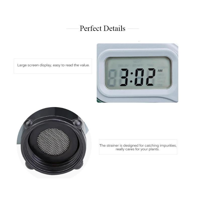 Mini Garden Watering Timer Automatic Electronic Water Timer Home Garden Irrigation Timer Controller System Autoplay Irrigator