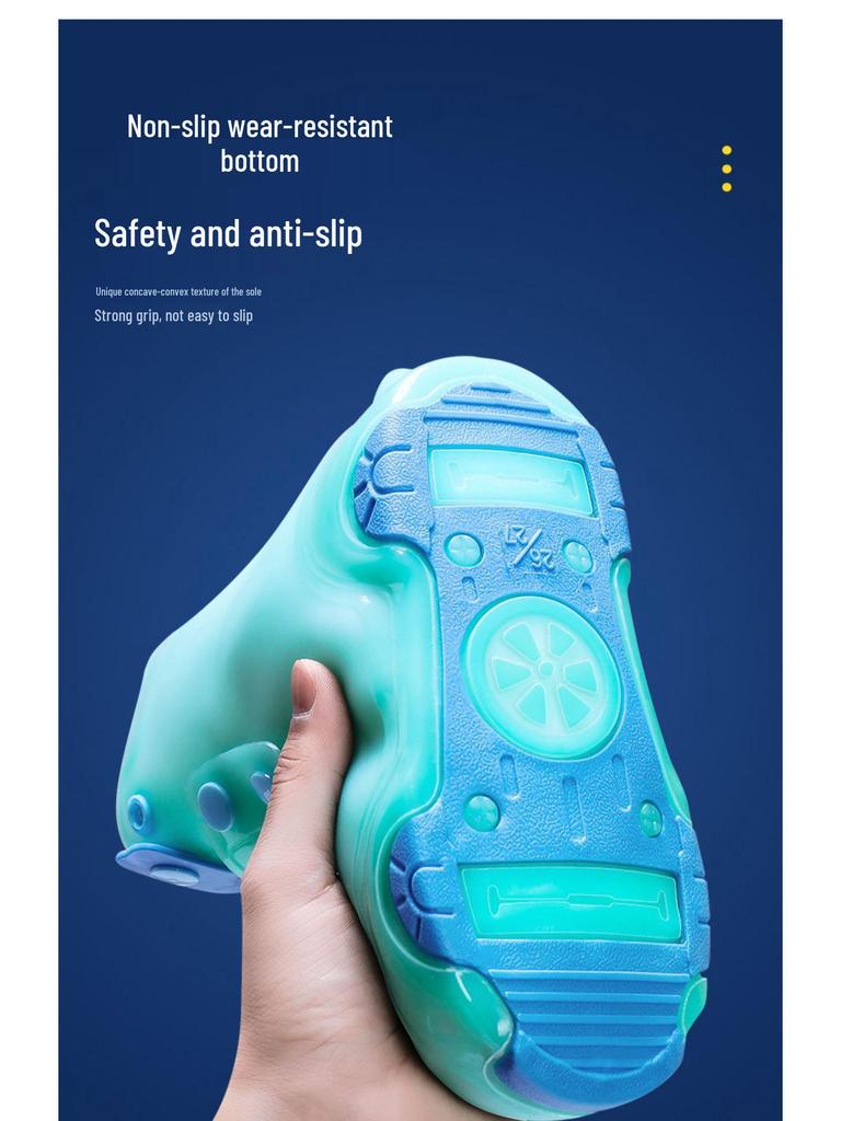 Waterproof Non-slip Silicone Rain Boot Covers for Kids & Adults