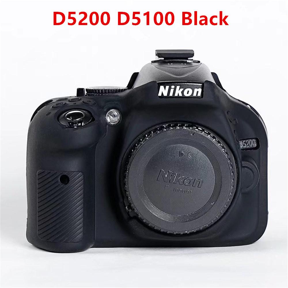 Soft Silicone Armor Camera Bag Case For Nikon D750 D780 D810 D850 D3200 D3300 D3400 D3500 D5100 D5200 DSLR Cover Body Skin