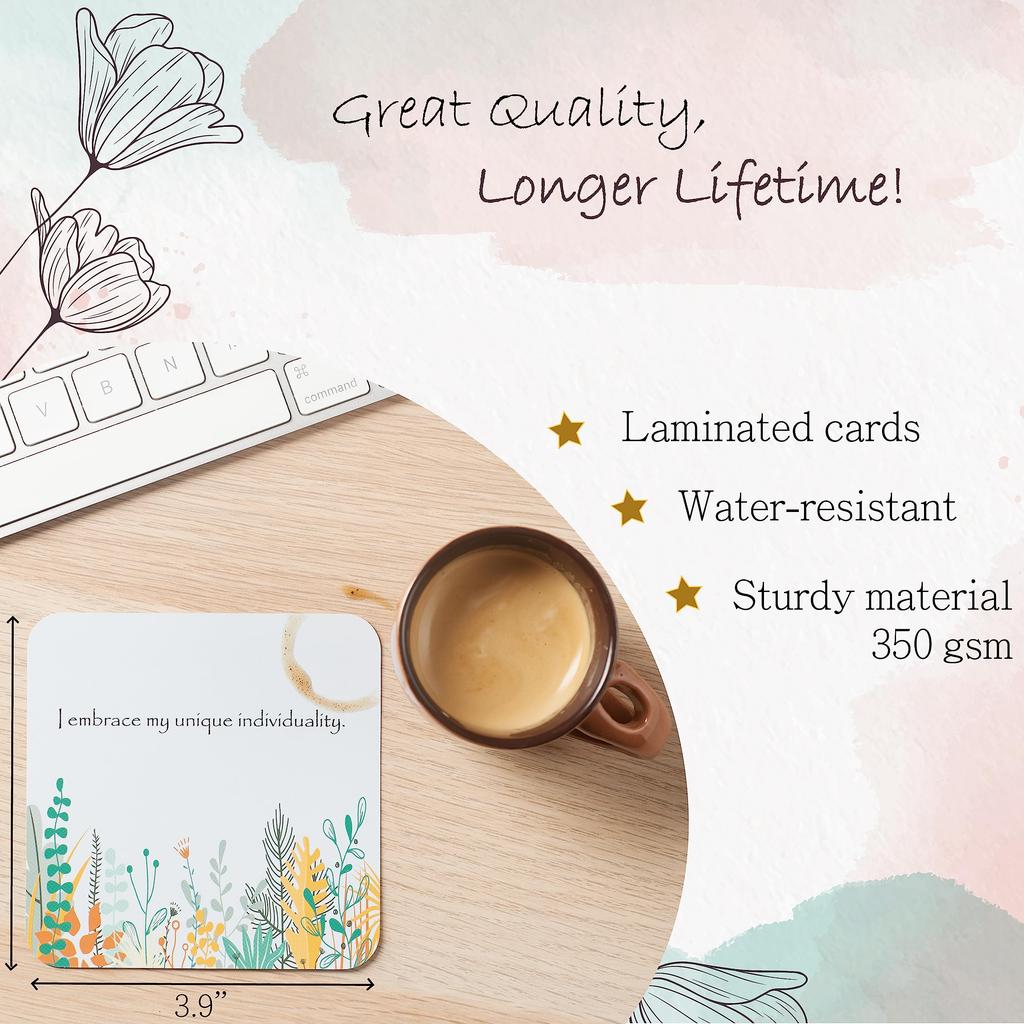 Tarjetas De Afirmaciones Positivas Para Tarjetas Motivacionales Con Preguntas Que Provocan Afirmaciones Diarias Para Tarjetas De Tarjetas Tarjetas De