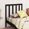 VidaXL Headboard Black 96x4x100 Cm Solid Pine Wood 817674