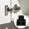 50Pcs Plastic Hinge Stoppers Cabinet Hinge Restrictor 86 Degree Angles Restriction Hinges Clip For Cabinet Doors