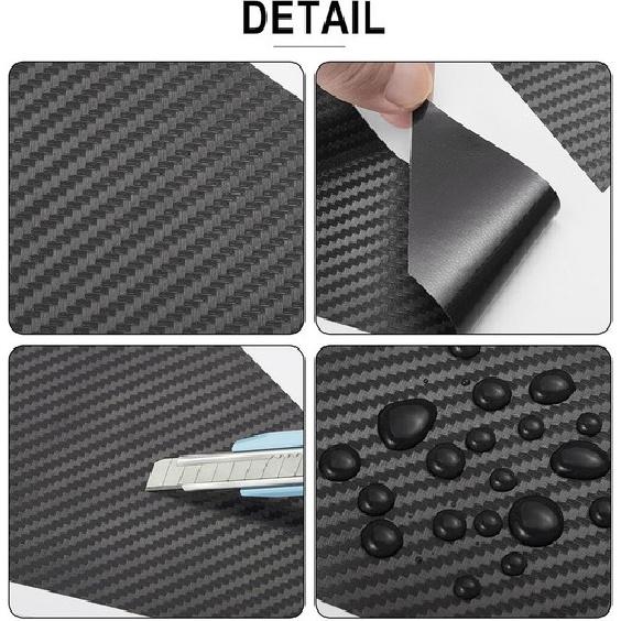 6PCS Car Door Pillar Posts Trim Cover Fit For 2016- Honda Civic Carbon Fiber